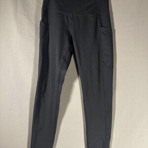 Zella Gray High Rise Pocket Leggings Medium